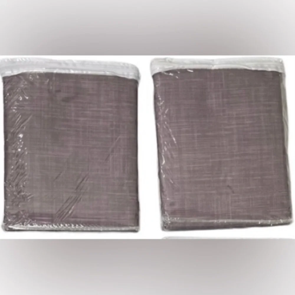 Sun Zero Lichtenberg Curtains Black Out Grommet Top Plum Size 40 X 94